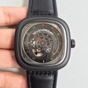 [KW Factory] 7 SevenFriday Trendy Brands Friday único original genuíno original top reencenação relógio mecânico masculino.