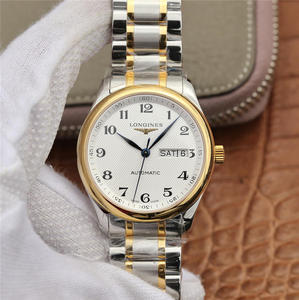 LG Longines relojoaria tradicional série master L2.755.5.37.7 relógio masculino com calendário da semana e calendário duplo movimento ETA2836 importado da Suíça