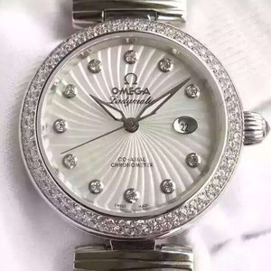 Omega lady matic série mecânica senhoras relógio,