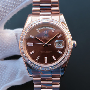 Rolex Datejust Day-Date 218399 relógio mecânico masculino.
