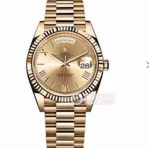 Modelo Rolex: 228238-83418 série de relógios mecânicos de data de semana masculino.