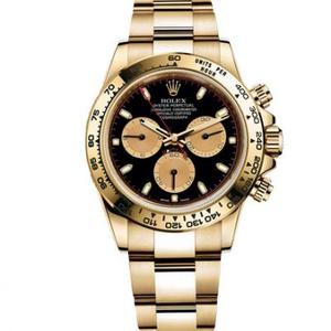 JH Factory Rolex m116508-0009 Daytona Series Cronógrafo Mechanical Watch (Ouro) Relógio de réplica superior