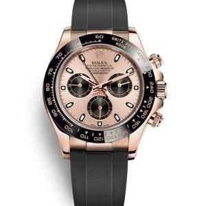 jf fábrica réplica Rolex Daytona série m116515ln-0013 relógio mecânico rosa ouro masculino