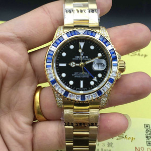 Relógio de diamantes mecânico Rolex Greene