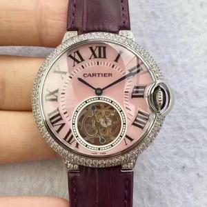 A TF produziu um novo produto Da série de balões azuis Cartier, com um relógio de cinto de versão top tourbillon feminino