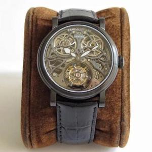 Homenageado por TW-Franck Muller GIGA Esqueleto Redondo Tourbillon Relógio chocado no Movimento Tourbillon do mercado