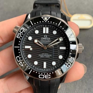 VS fábrica nova Caixa de cerâmica preta Omega Seamaster 300M, relógio de mergulho mecânico automático masculino, elástico natural .98 75790981205 ZF fábrica Patek Philippe AQUANAUT submarino explorer série 5167/1A-001 automatic granadas mecânicas relógio