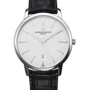 mks réplica Vacheron Constantin 85180/000G-9230 heritage série masculina relógio masculino top réplica watchmks fábrica Vacheron Constantin 85180/000J-9231 série de herança mecânica ultrafino relógio masculino versão top