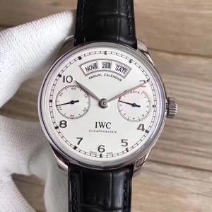 Novo produto YL IWC IW503502 espelho com espelho de vidro de safira de borda arqueada de dois lados arqueado relógio masculino