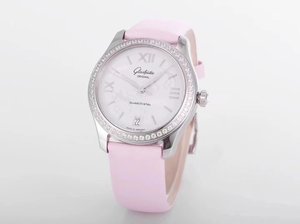 FK factory ladies watch fortemente lançado Glashütte 39-22-08-02-44 original um-para-um modelo de relógio feminino cravejado de diamante