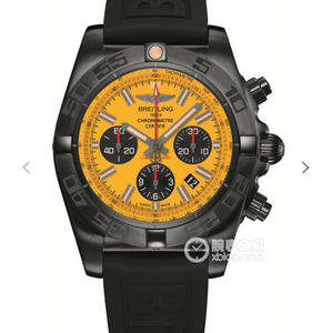 GF завод Breitling машина Механический хронограф 44mm Black Steel Часы Мужчины Механические Часы хронографа .