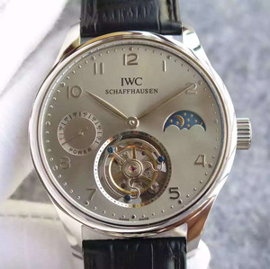 IWC Португальский Power Sun Moon Star серии Real Flywheel Механические Мужские часы