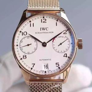 IWC Португальский Семь Ограниченное издание Португальский 7-й цепи V4 Edition Механические Мужские часы