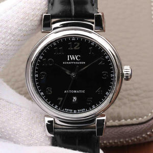Фабрика MK воспроизводит классический черный циферблат мужских механических часов IW356601 из серии IWC Da Vinci.