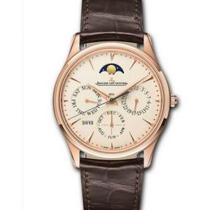 Реплика V9 Jaeger-LeCoultre Master Series Q1302520 розовое золото вечный календарь механические мужские часы