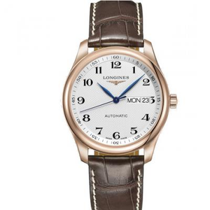 Re-engraved high imitation Longines Master L2.755.8.78.3 double calendar automatic mechanical watch