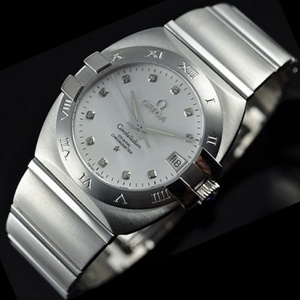 Швейцарские мужские часы Omega OMEGA Constellation Series Double Eagle Автоматические механические прозрачные мужские часы с бриллиантовой шкалой Швейцарский механизм