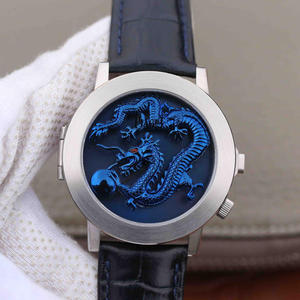 Часы Piaget ALTIPLANO серии G0A34175 с синим циферблатом без бриллиантов