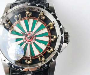 топ реплика мужские механические часы Roger Dubuis RDDBEX0398 топ один на один реплики (платиновая модель).