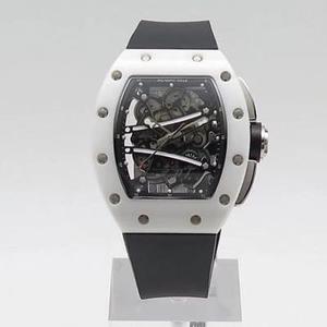 Часы фабрики KV RM Richard RM055 Корпус TZP, использованный в корпусе, представляет собой тетрагональную циркониевую поликристаллическую керамику.