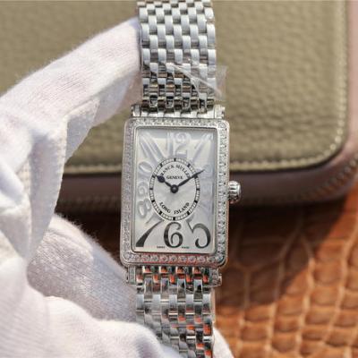 ABF Franck Muller LONG ISLAND 952 Steel Belt Version The highest version to date Original Movement Ladies Watch - Click Image to Close