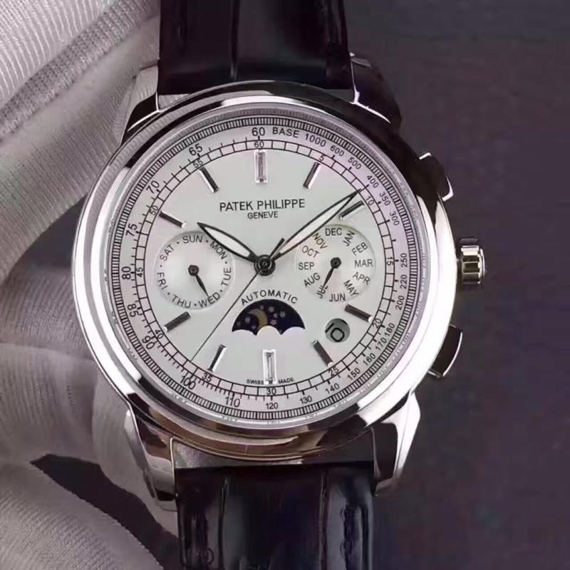 High precision imitation Patek Philippe new sun, moon and stars multifunctional men's mechanical watch - Click Image to Close