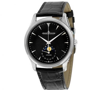 Jaeger-LeCoultre 1368470 klassisk måne fas stål bälte mäns mekaniska klocka.