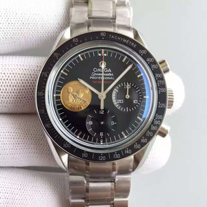 Omega Speedmaster Moon Landing Limited Edition Manual 7750 Mekanisk rörelse Mäns Watch