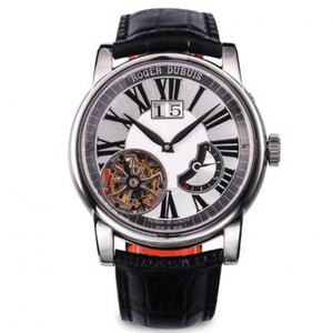 JB Roger Dubuis HOMMAGE (hyllningsserie) serien RDDBHO0568 klocka herrklocka manuell tourbillon mekanisk rörelse