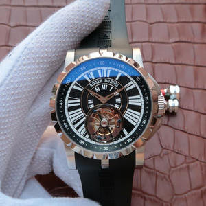 TF Roger Dubuis Hommage äkta tourbillon-serie manuell tourbillon-rörelse herrklocka