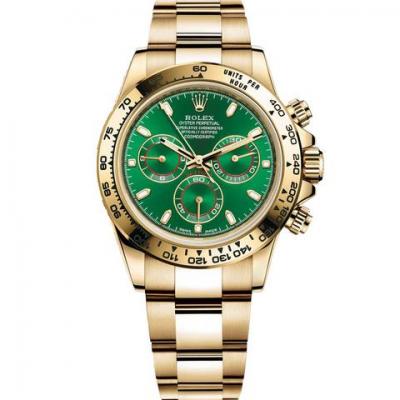 AR fabrikens bästa Rolex Daytona serien 116508 Jin Ludi 18k guld mekanisk kronograf mäns klocka - Klicka på bilden för att stänga